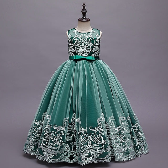 Girl Flower Girls' Dress Kid's Princess