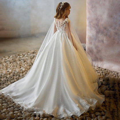 Communion Flower Formal First Dress Girls' Girl