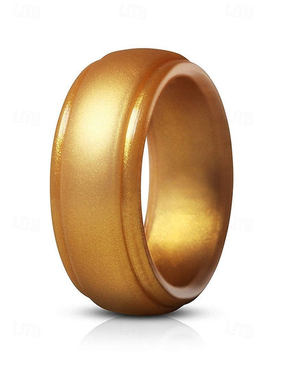 Ring – Matte Silicone Durable Men Comfortable Black for