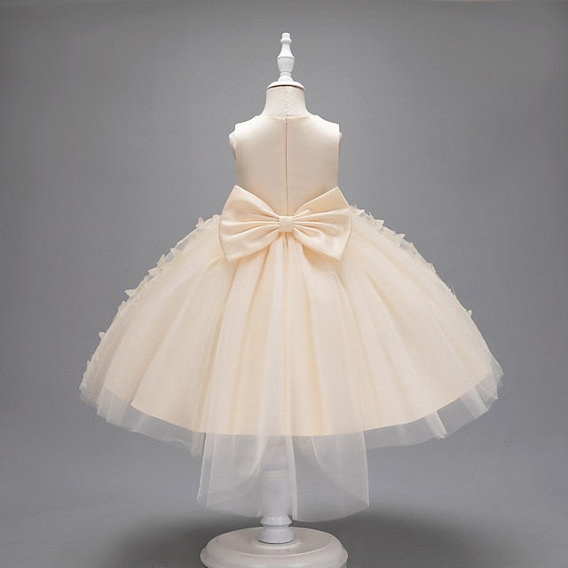 Girl Kids Party Girls' Flower Butterfly Dress