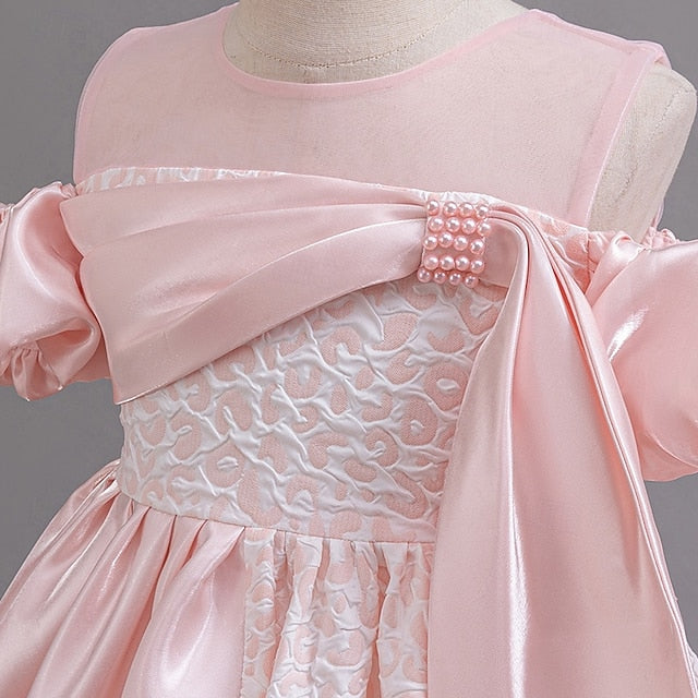 Girls' Wedding Flower Girl Party Formal Dress