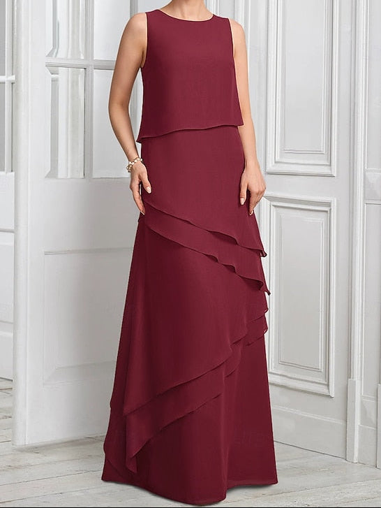 Mother Elegant of A-Line Bride Suit the Dress Formal Two Piece