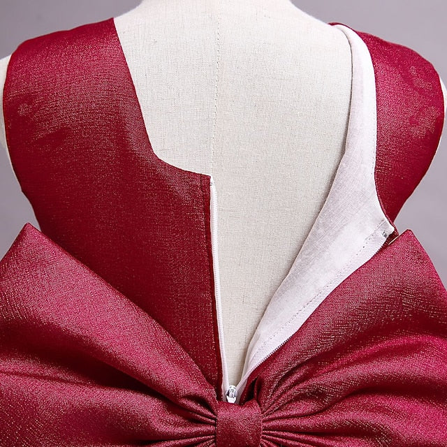 Wedding Little Dress Girls' Kids Flower A Party Line