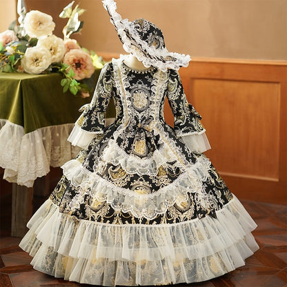 Masquerade Inspired Costume Dress Vintage Rococo Gothic Party