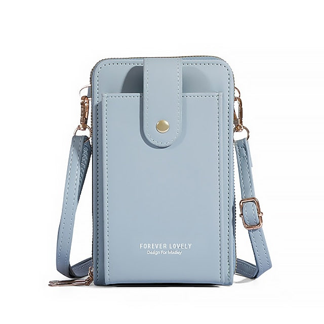 Mobile Phone PU Women's Bag Shoulder Crossbody