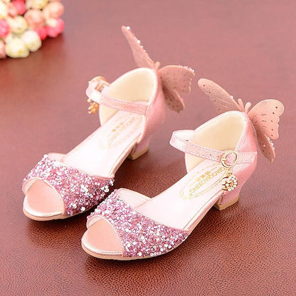 Princess Butterfly Glittery Sparkly Girls' Shoes