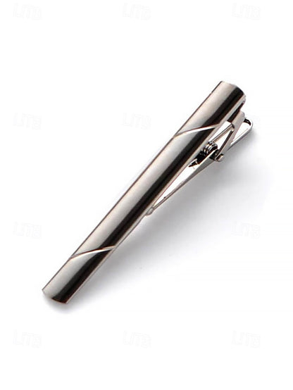 Men's Classic 7 Colors Tie Metal - Clip Available
