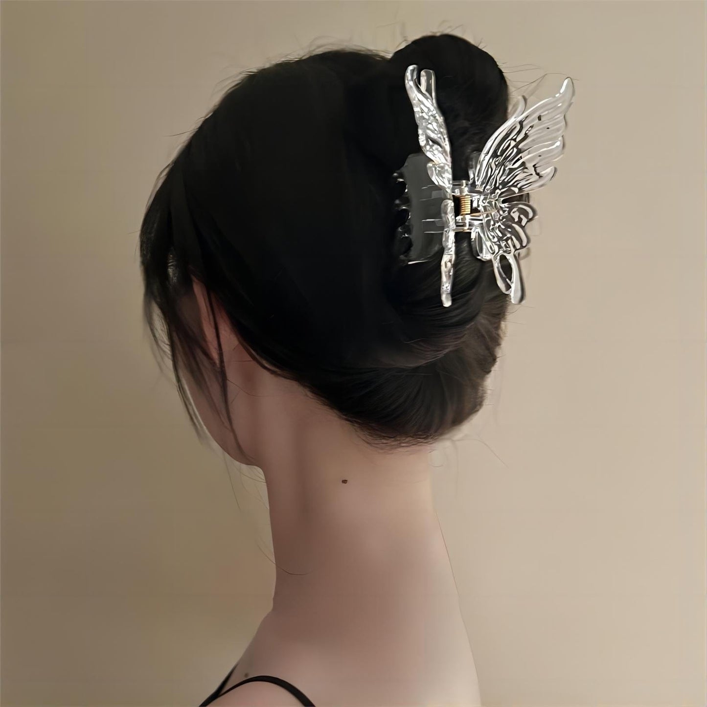 Pince à cheveux papillon pour chignon