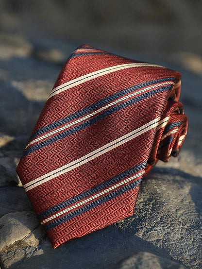 Striped Silk Tie Necktie Paisley and Men's Classic