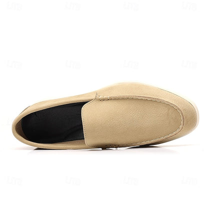 – Slip-On Loafers Blue Casual Faux Light Breathable Men's