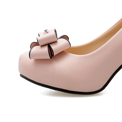 Lolita Cosplay Heels Girls' Shoes Daily Heel PU