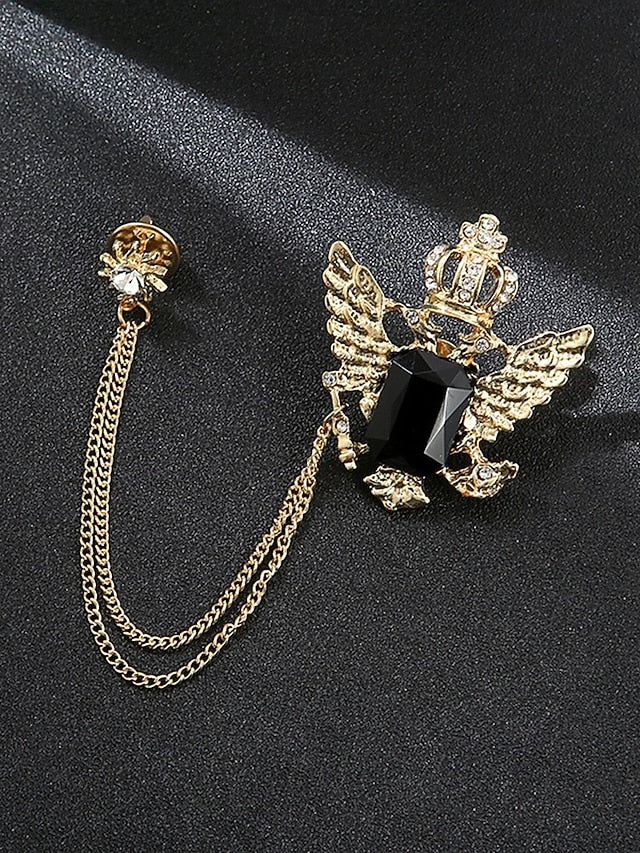 Men's with Lapel Pin Christmas Brooch Deer