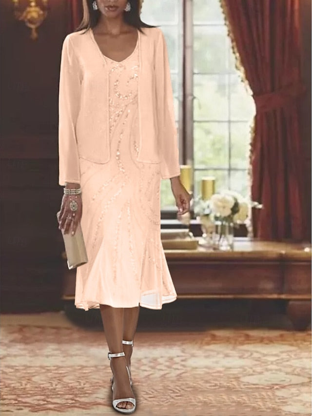 Beach Two the Mother Wedding Dress Formal Bride Mermaid of Piece