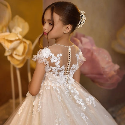 Communion Flower Girl Party Kids Girls' Dress First