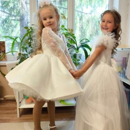 Flower Kids Party Dress Girls' Communion Girl First