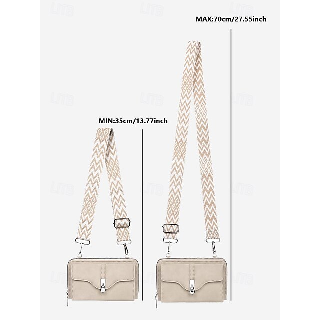 Crossbody Faux Women's Geometric Bag Pattern with Leather