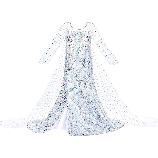 Flower Princess Movie Frozen Dress Girls' Elsa Girl