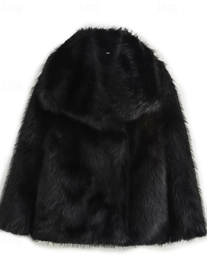 Women's Leathers Warm Comfortable Coat Fur Faux Furs