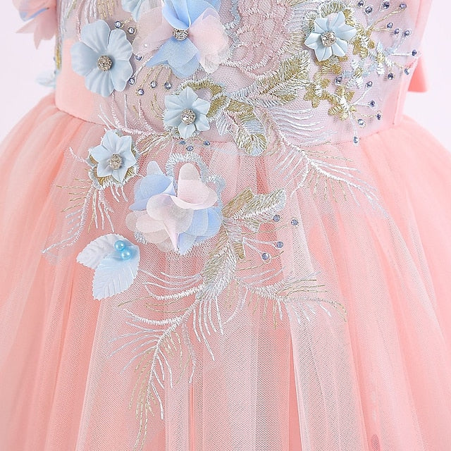 Party Girls' Kids Girl Dress Flower