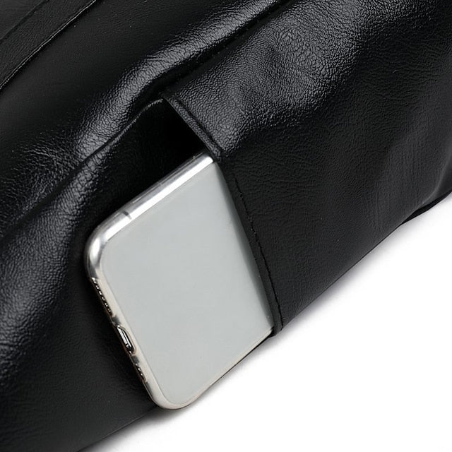 Bag Black – Leather Large Faux Women's Tote Stylish