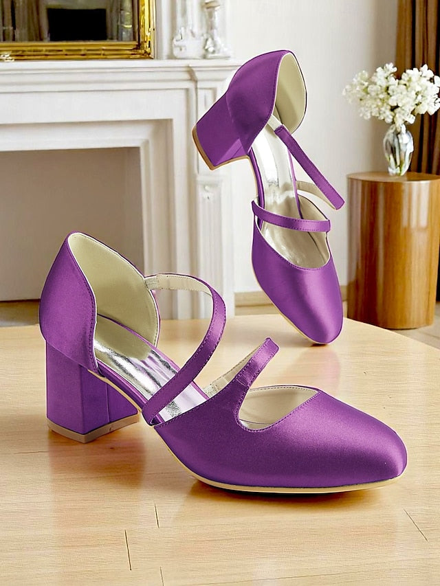 Green Women's Heels Satin – Jane Mary Elegant 1950s Block