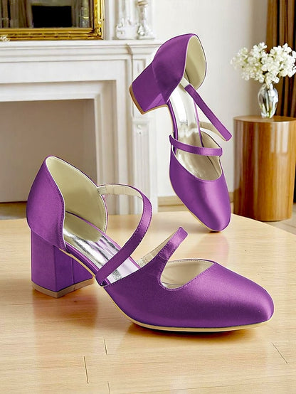 Green Women's Heels Satin – Jane Mary Elegant 1950s Block