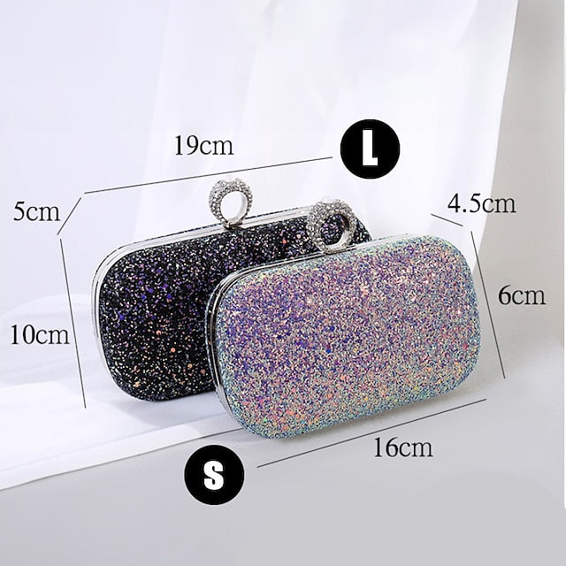 Wristlet Leather PU Bags Clutch Women's Evening Bag