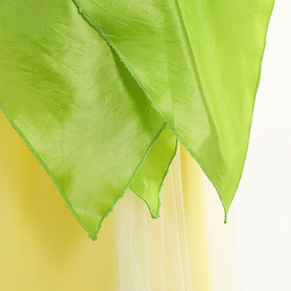 Dress Tiana Princess Girl Bell Flower Tinker Theme Fairytale