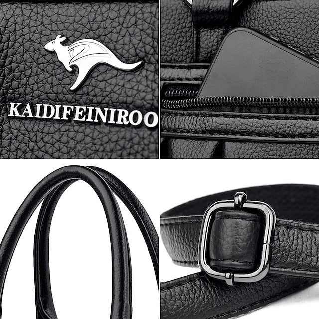 PU Women's Leather Daily Handbag Holiday Boston Bag Zipper