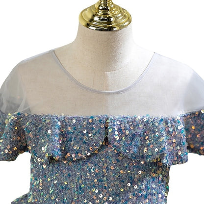 Flower Party Dress Gown Evening Girls' Girl