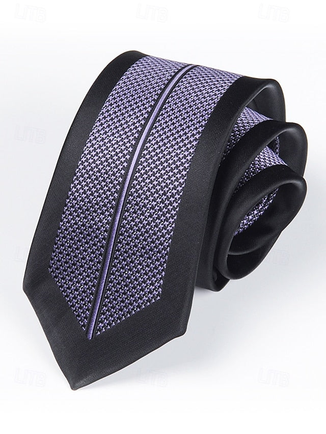 Tie - 6cm Men's Stripe Positioning Narrow Pattern
