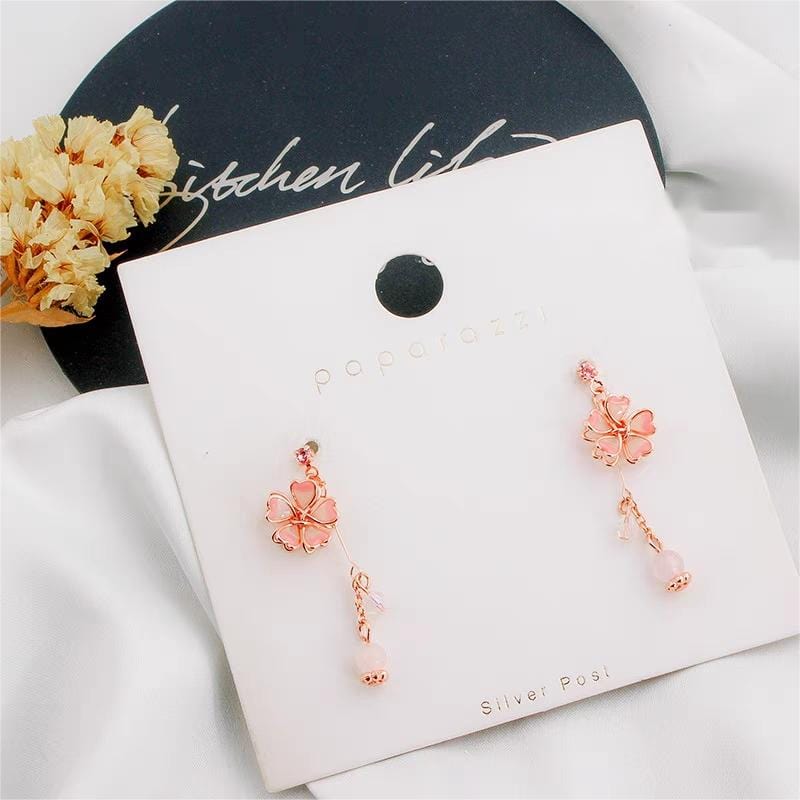 Cherry Blossom Dangle Earrings