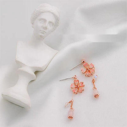 Cherry Blossom Dangle Earrings