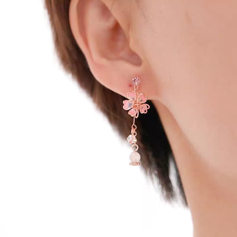 Cherry Blossom Dangle Earrings