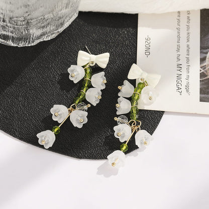 Lily Of The Valley Dangle Earrings