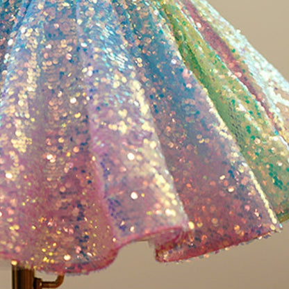 Short Summer Sleeve Girls' Dress Wedding Spring 3D colour