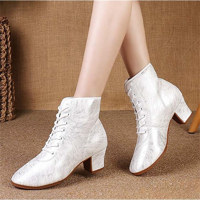Comfortable Latin Elegant with Shoes White Dance Women's