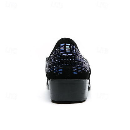 Elegant Strap Loafers Silver and Men's Prom Woven – Monk