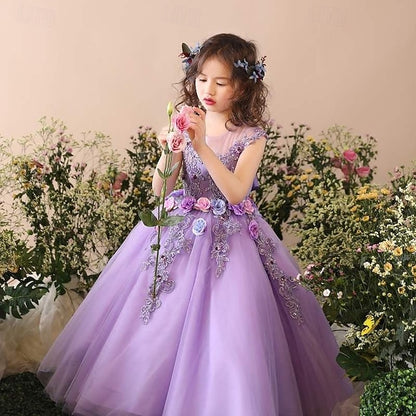 Flower Dress Girl Princess Kid's Girls'