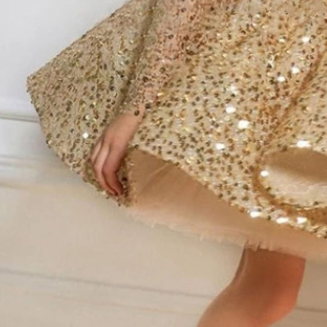 Party Kids Little Sequin Line A Girls' Dress