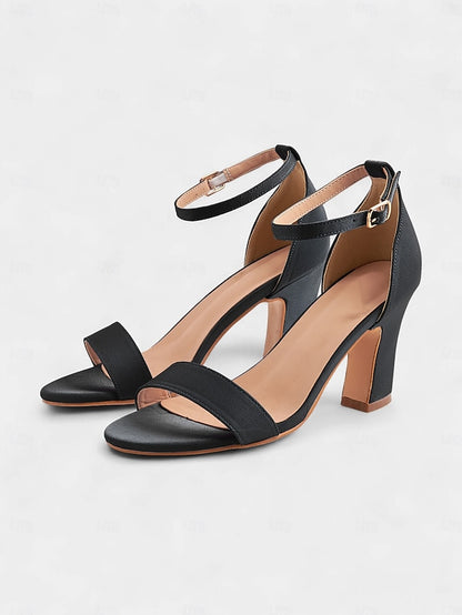 Ankle Toe Sandals Light Open - Heel Strap Women's High Blue