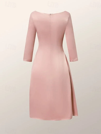 Bride Guest Dress the Sheath Off Elegant Wedding of Mother