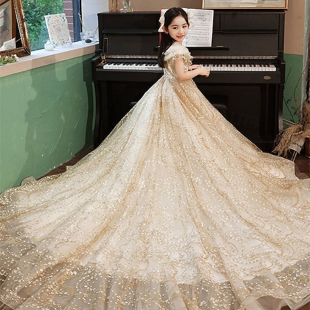 Dress Kid's Girls' Flower Princess Girl