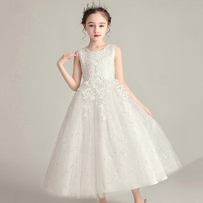 Girls' Flower Kid's Girl Princess Dress