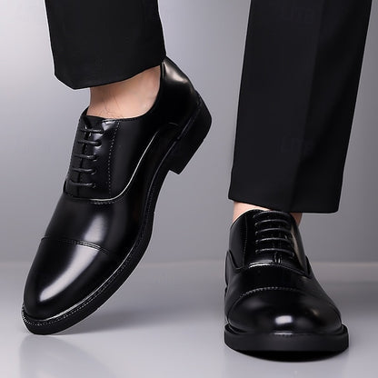 Cap-Toe Brown Classic Men's Oxford Shoes Design –