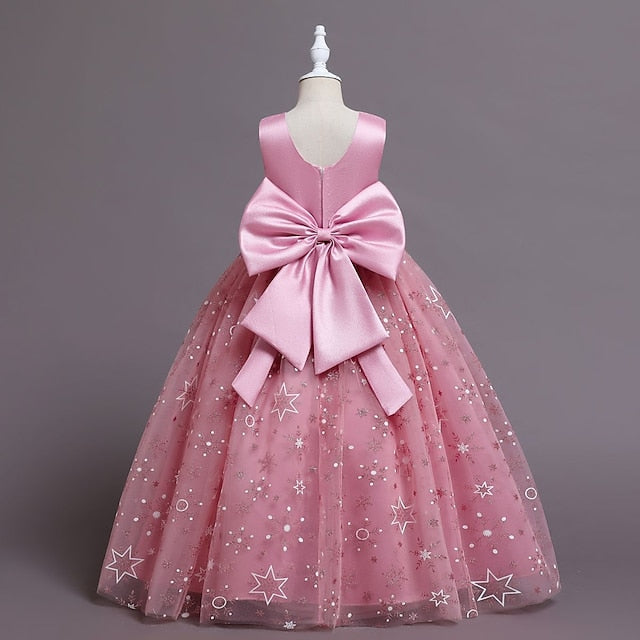 Dress Line Little Girls' Kids Wedding Party A Flower