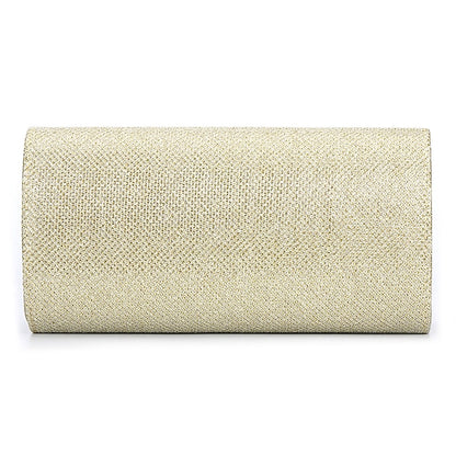 Elegant Purse Clutch Silver Glitter – Women's Evening
