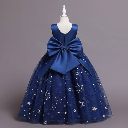 Dress Line Little Girls' Kids Wedding Party A Flower