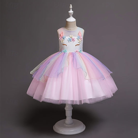 Princess Flower Dress Girl Kid's Girls'
