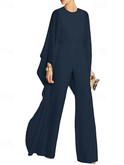 Dress of Elegant Jumpsuit Bride Cape Mother the Simple